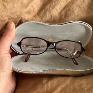 Vivienne Westwood Silver Glasses with piercing